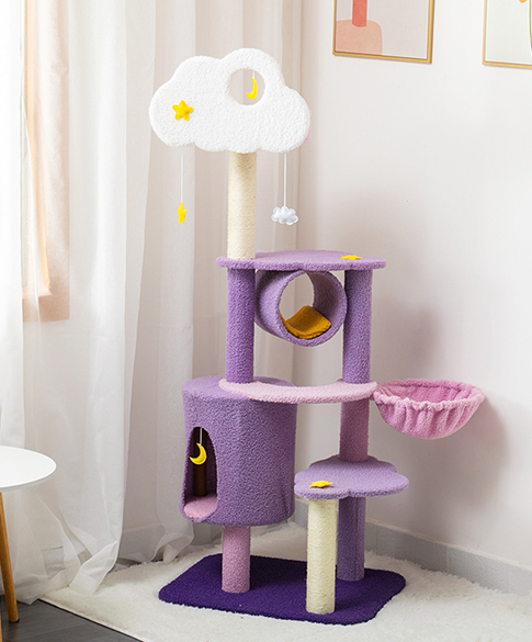 Cat Tree Cat Tower para gatos de interior Muebles para gatos de varios niveles